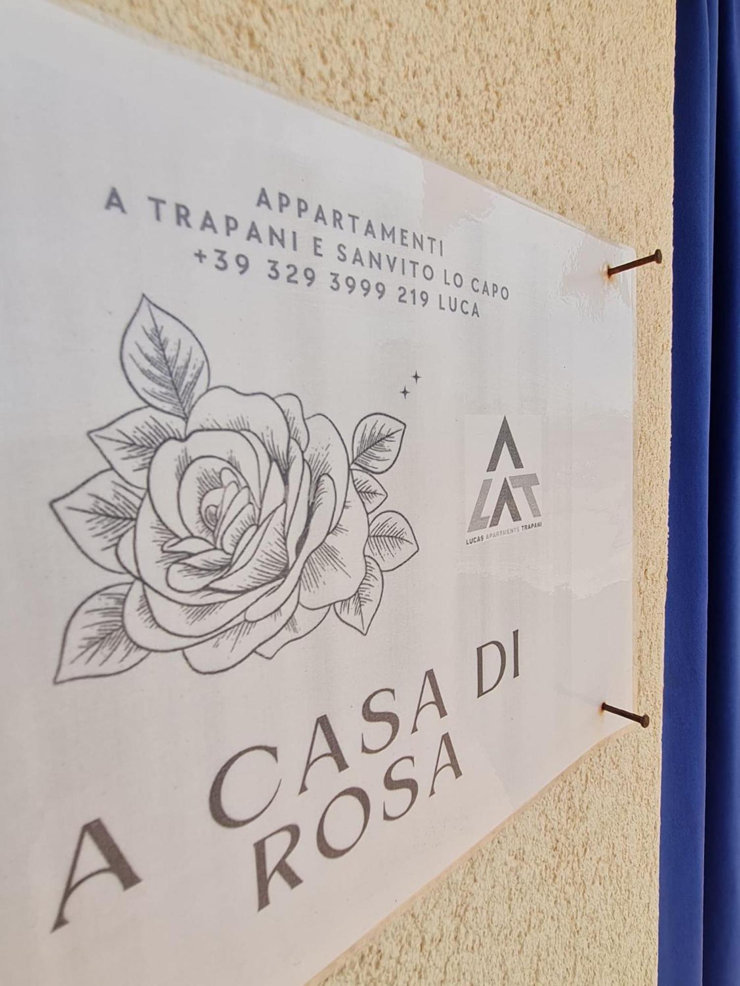 A Casa Di Rosa,Fronte Spiaggia, Piscina,Parcheggio Τράπανι Εξωτερικό φωτογραφία